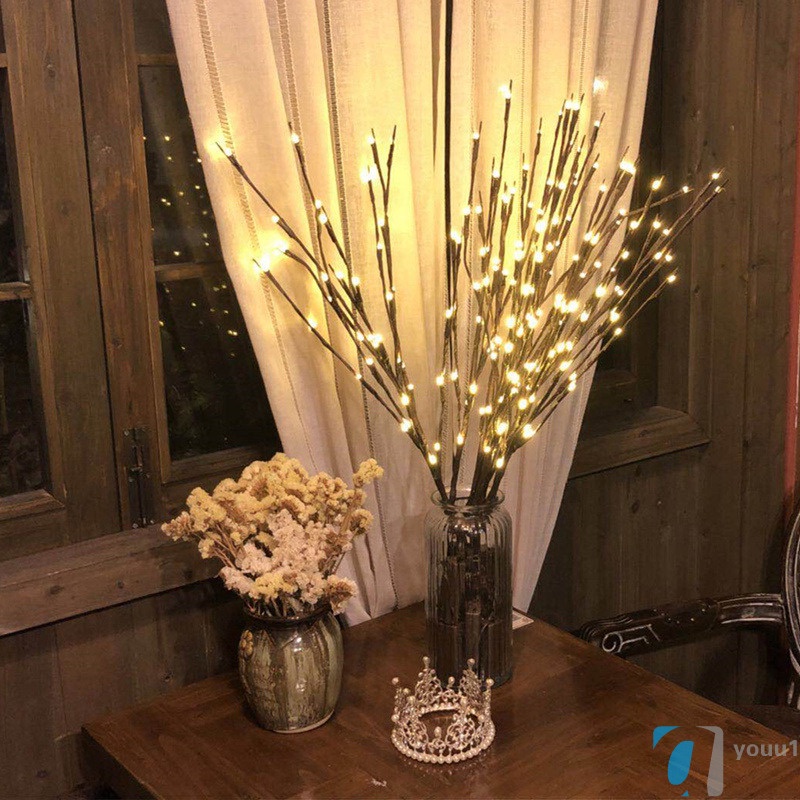 Tree Branch Light Simulation Tree Branch LED Lights Room Bedroom Layout Night Light Decorative String Lights. 