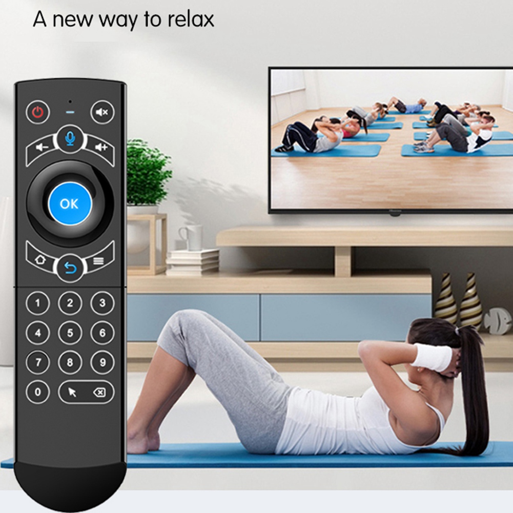 G21 Pro Voice Remote Control 2.4G Wireless Keyboard Air Mouse(Blue). 