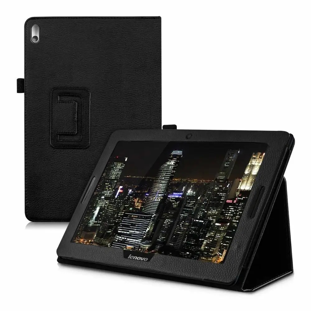 【3C VictoryEagle】Flip Stand Cover Case For Tab A10-70 A7600 A7600F A7600H A7600HV B0474 Leather Case for Lenovo A7600 A10-80h. 