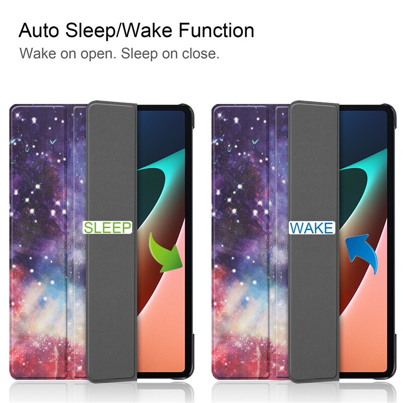 for Xiaomi Pad 5 Stand Case for Xiaomi Pad 5 Pro Cover 11.0 2021 Tablet Case , Ultra Slim Lightweight Smart Shell Stand CoverXiaomi Mi Pad 5 Case 11 inch For Xiaomi Mipad5 2021 Case. 