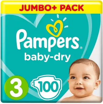 pampers 100 pack size 3