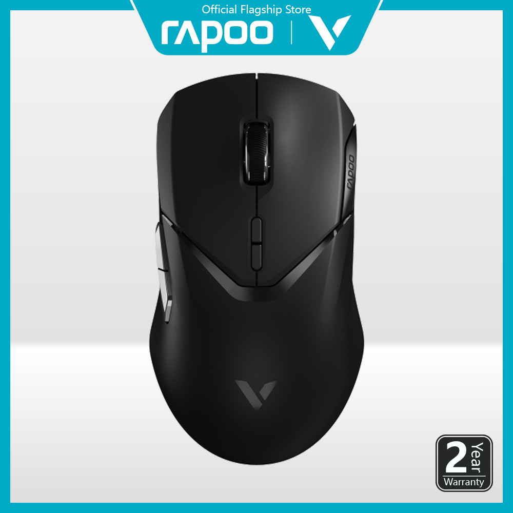 Rapoo VPRO VT9 Air Lite Dual-mode Gaming Mouse - 49g lightweight design - 4K Wireless gaming technology - PAW3398 Game optical engine, Accurate navigation 11 Levels pre-configurable lift-off distance -  Ergonomic design with 10 programmable buttons