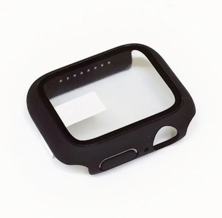 For Apple Watch Case 44mm Watch Series 6/5/4 case with glass protector - Apple Watch Cover, Case + Screen Glass Protector for Series 6/5/4 45MM Full Coverage Case Cover. 