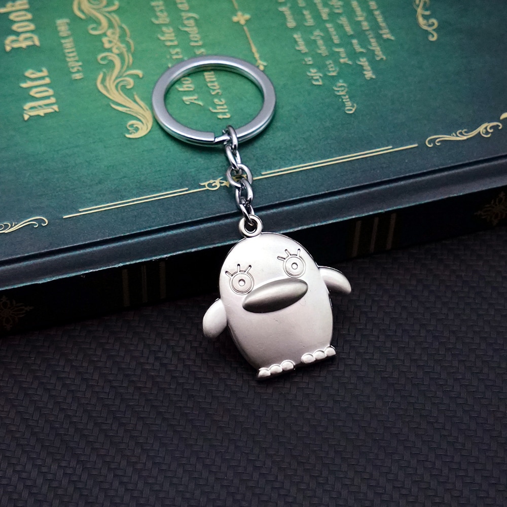 GINTAMA Keychain Elizabeth Key Chain Keyring Sakata Gintoki Keychains for Men Anime Accessories Car Key Ring Pendant llaveros. 