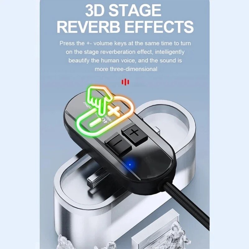 2.4G Head Mounted Wireless Lavalier Microphone Set Transmitter Receiver for Amplifier Voice Speaker Teaching Tours Guide. 