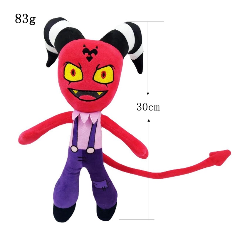 Helluva Boss Plush Toy Stolas and Blitzo Plush Stuffed Animal Doll Game Cartoon Horror Soft Gift for Fans Birthday Game Gift. 