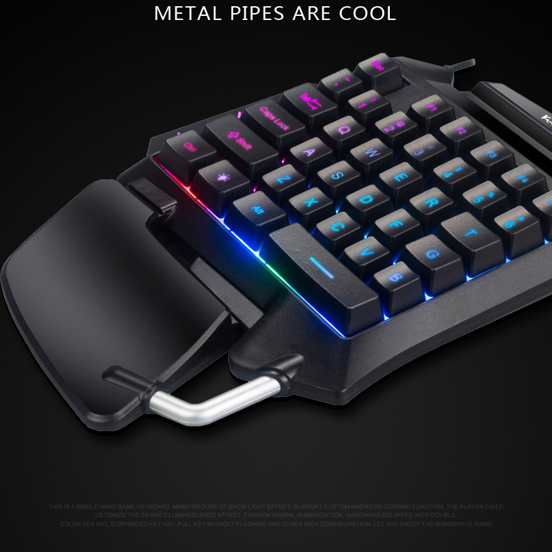 G92 One Handed Keyboard Mobile Game Luminous Mechanical Feel Keyboard Keypad Amazon Wholesale. 