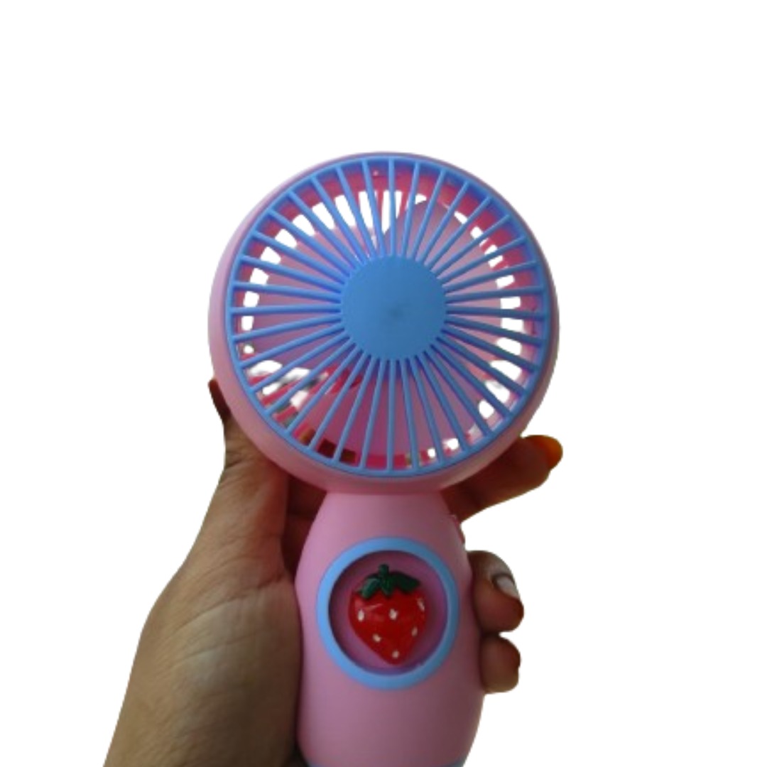 Stylish USB Handheld Fan Mini Wind Power Convenient Rechargeable Fan High Quality Portable Student Office Cute Small Cooling Face Mini Fans. 