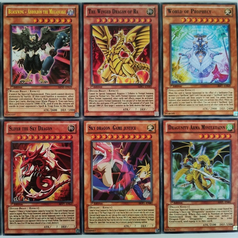 【happy one】Classic Yu Hi English Game Playing Cartoon Yugioh Card Box Holder Collectibles 40 PCs Flash Cards Cool Souvenir. 