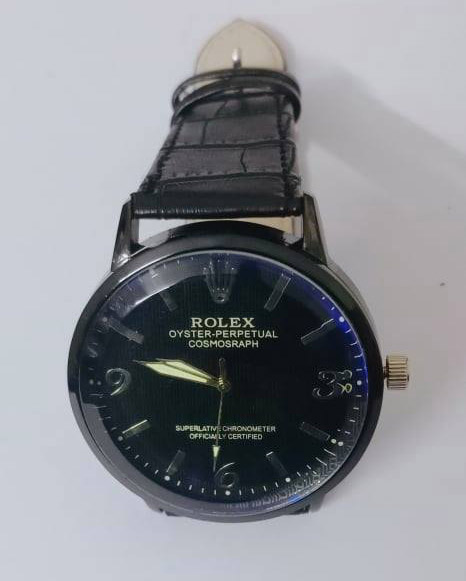 Leather Analog Watch For Men