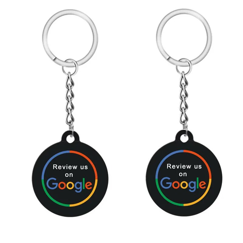 NFC Epoxy Keychain NTAG216 Tag for Increase Google Reviews. 