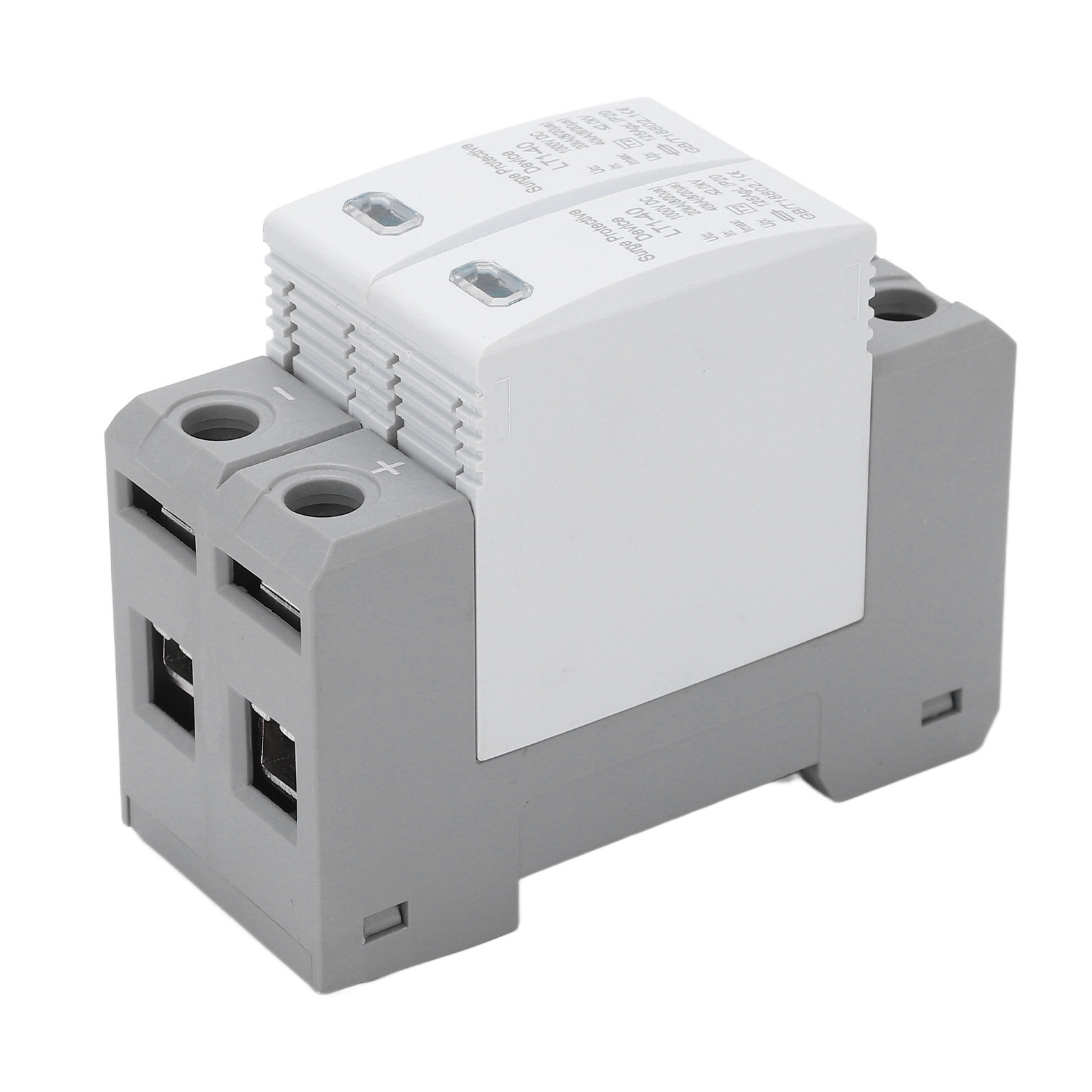 DC Power Surge Protector, Quick Response Surge Protector Fireproof Flame Retardant Easy To Install for Home. 