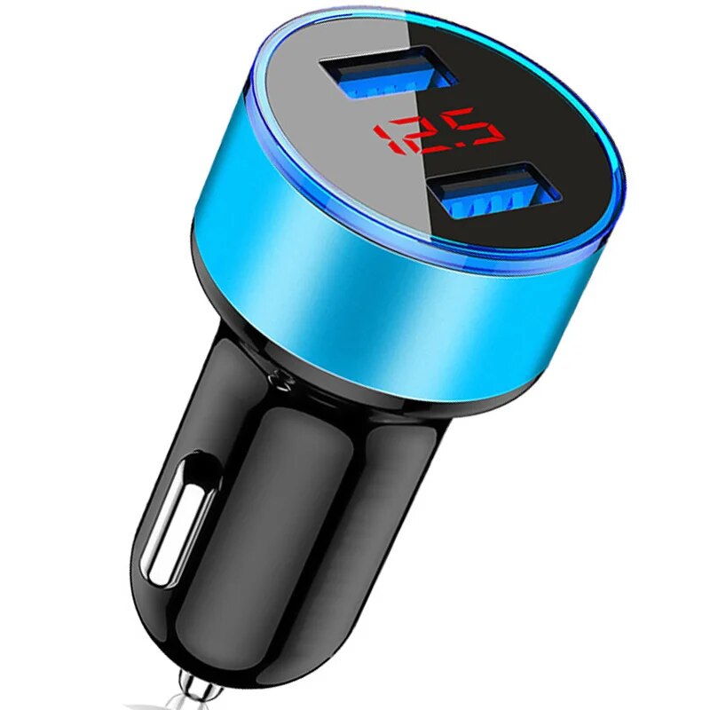 Mobile Phone Car Charger For Samsung Galaxy S20 FE A32 5G OPPO Find X3 X2 Lite Neo Pro A5 A9 2020 A8 3.1A Dual USB Fast Charger. 
