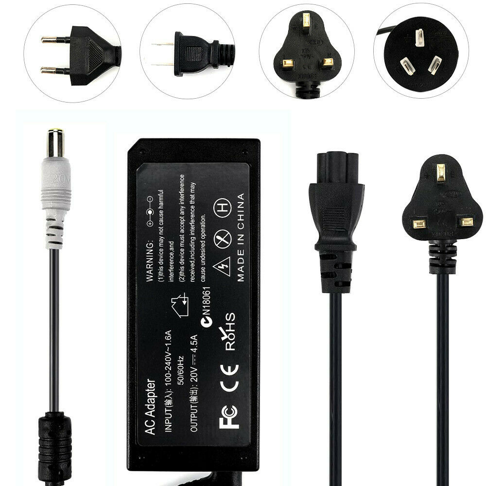 Power Charger Power Adapter Charger For Lenovo Thinkpad L412 L420 L430 90W. 