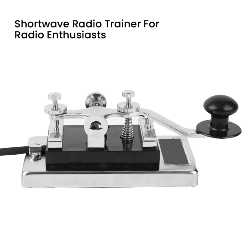 1Set Radio Hobbyist Exerciser Moores Electric Key Shortwave Radio Portable 4K Heavy Duty. 