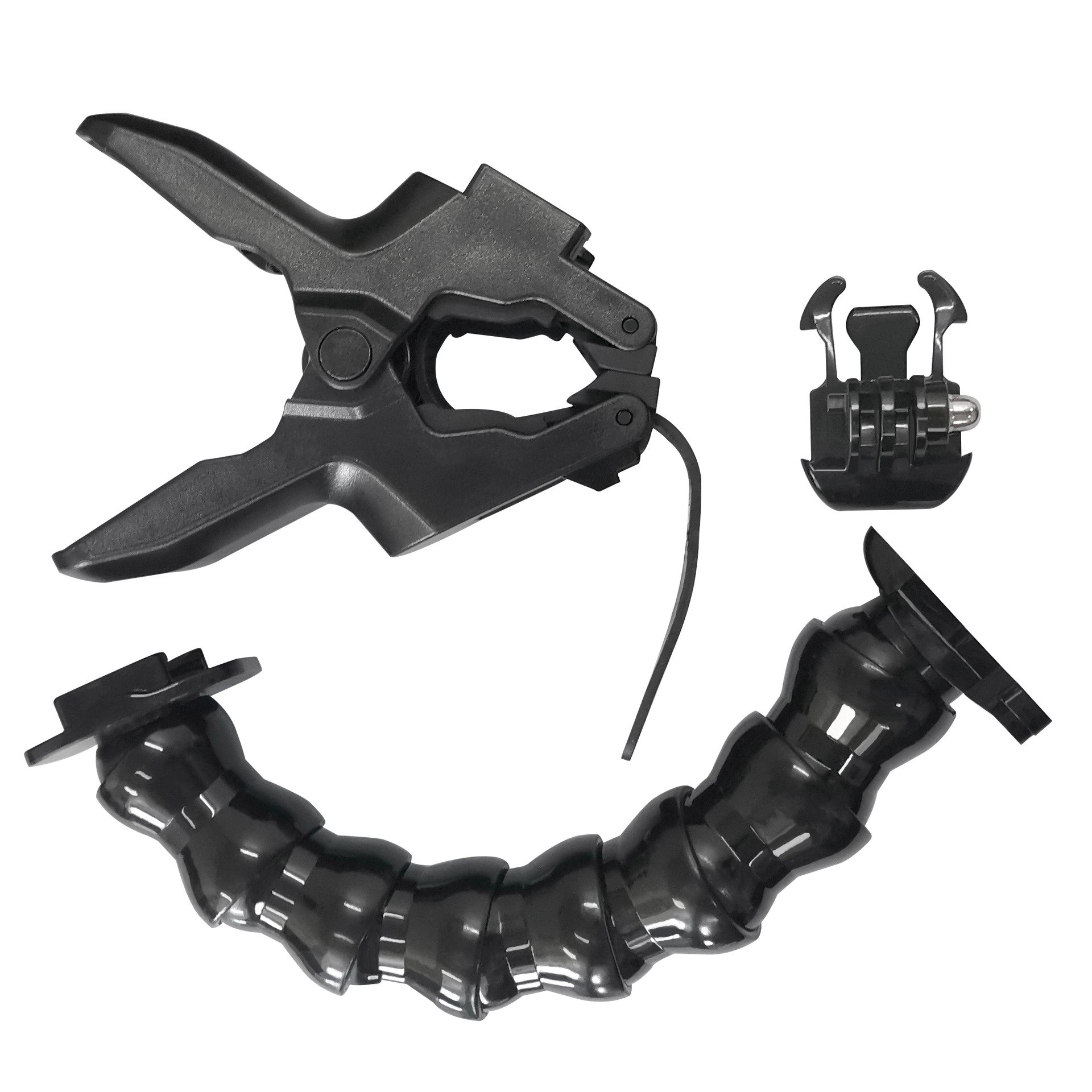 Jaws Flex Clamp Mount with Flexible Adjustable Gooseneck for