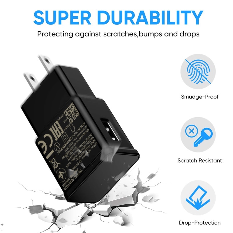 Micro USB Cable Wall Fast Charger for Samsung Galaxy A10 A10S A01 M01 J8 J730 J7 J6 J5 A6 A750 Adaptive Mobile Phone Charging. 
