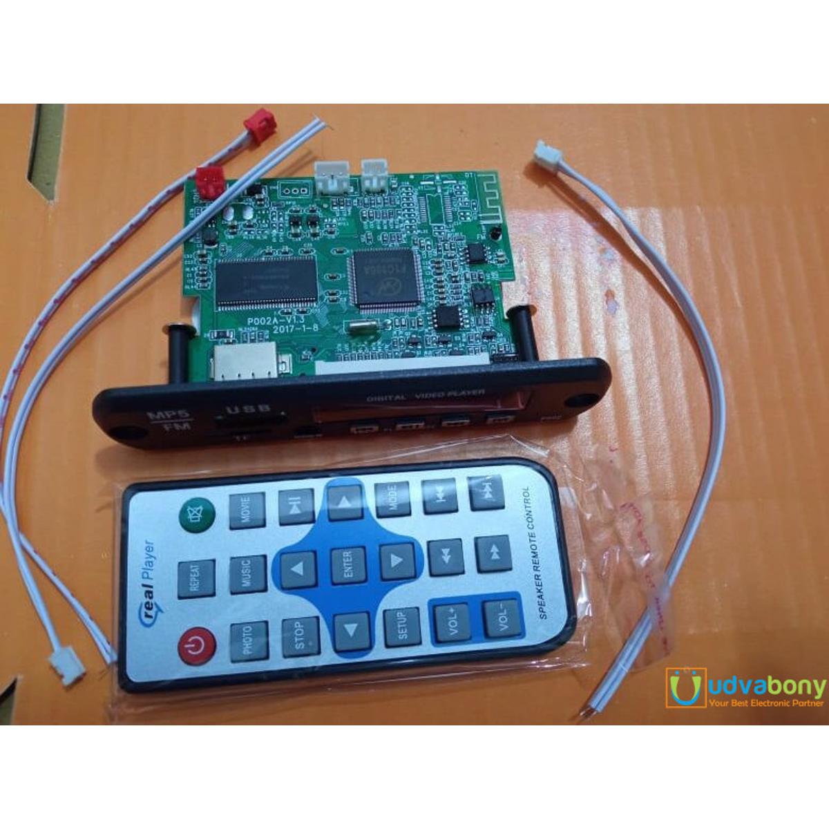 SD CARD MP5 SD Card 5V Audio & Video Kit With USB Card Remote FM TF Radio Audio Module Music Speaker 3.5mm TF Card AUX DIY Remote Control