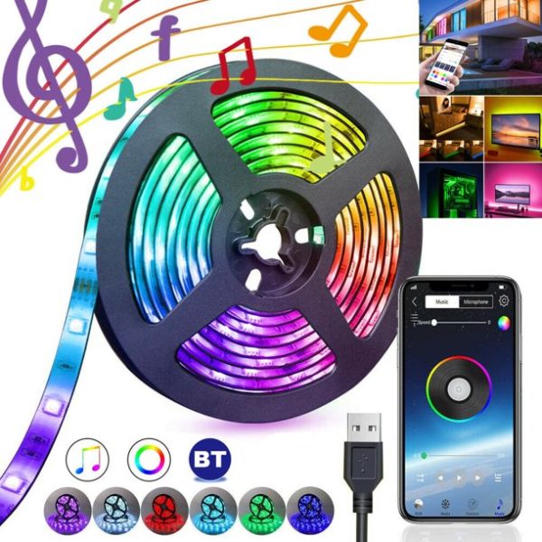 Dream Color USB Powered Rainbow LED Strip

Light with Apps Control. 