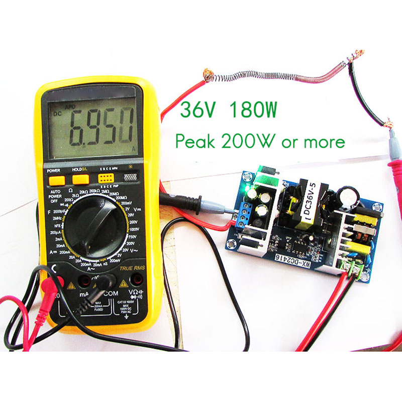 WX-DC2416 Industrial Power Module High-Power Bare Board Switching Power Supply Board DC Power Module 36V 5A. 