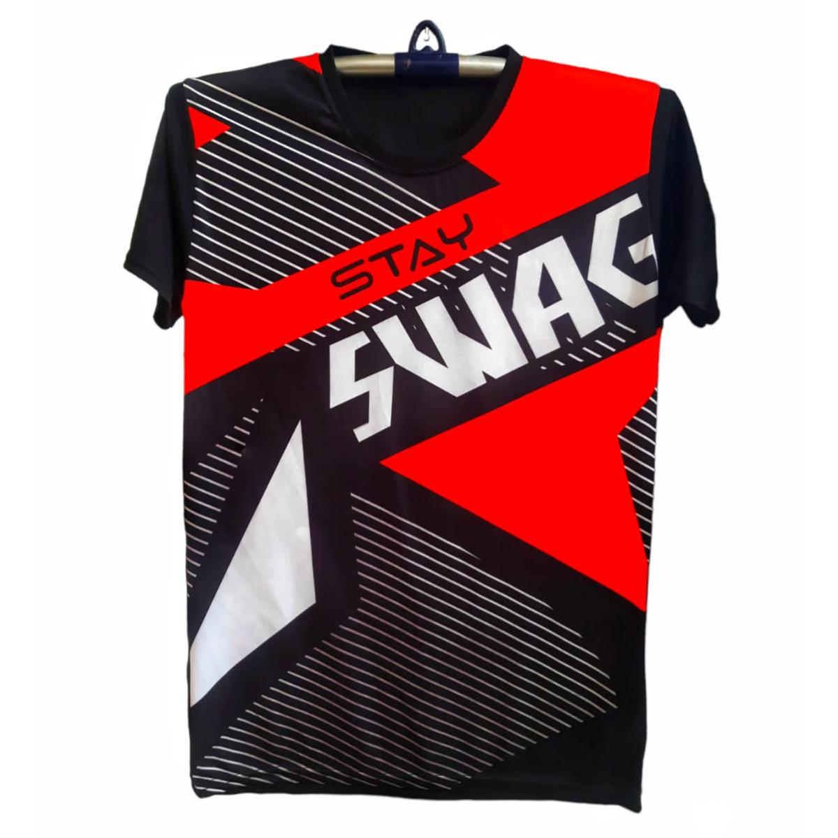 Showcase Your Swag With The Swag Regular Jersey T-Shirt For Men - Make A Style Statement Everywhere You Go
