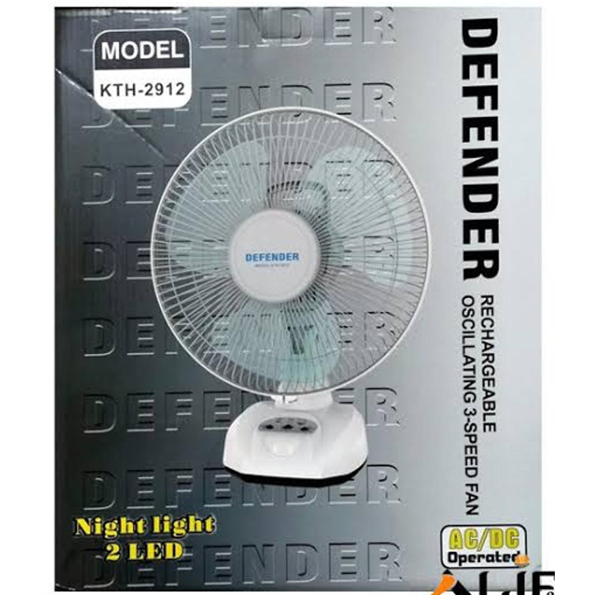 Charger Fan 12"  Full specifications Brand: Conion Category: Charger Fan Details Works on AC Power (Electricity) & DC Power (Battery) Built in Rechargeable Battery - Upto 4 Hours in Low Speed Excellent Air Throw Long Life Powerful Motor LED Battery