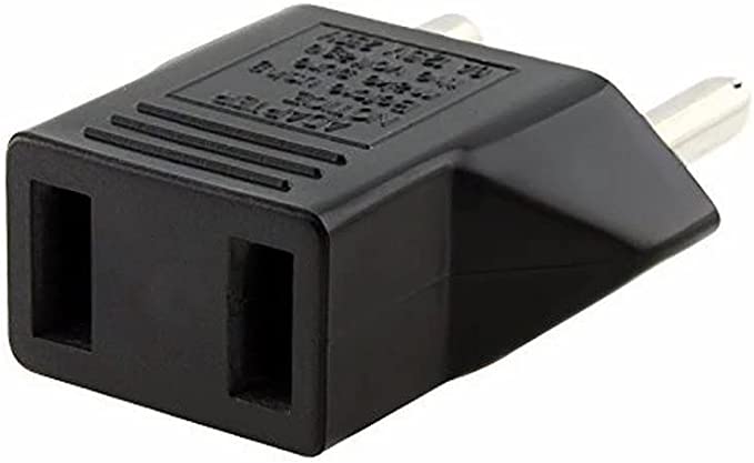 US to Flat Pin To Eu 2 Round Pin Plug socket Adapter USA to Euro wall Charger Outlet socket 1pcs. 