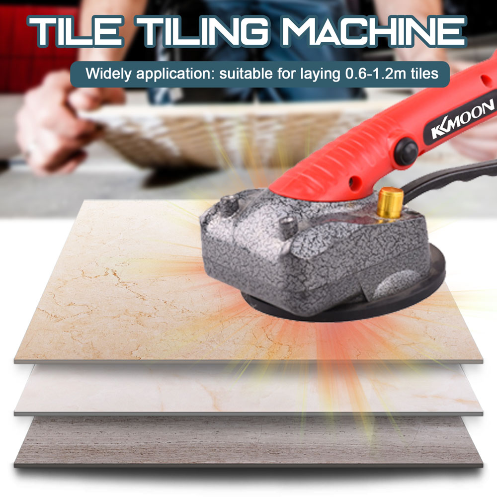 10-150Hz Tile Tiling Machine Wall Floor Tiles Laying Vibrating Tool with 100*100mm Suction Cup. 