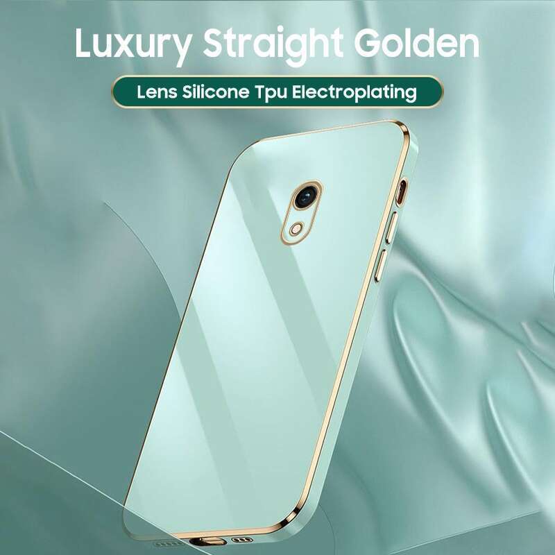 Casing for Samsung Galaxy A750 A7 2018 A91 M80S S8 S9 S10 Plus Case 6D Plating Straight Edge Soft Silicone Shockproof Cover. 