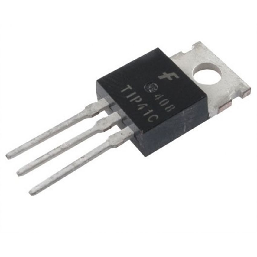 2Pcs- CHINESE TIP41C Transistor TIP41 Transistor TIP41C IC TIP41C MOSFET NPN Transistor 100V 6A 65W 3 Pin Leads TO-220 Transistor IC. 