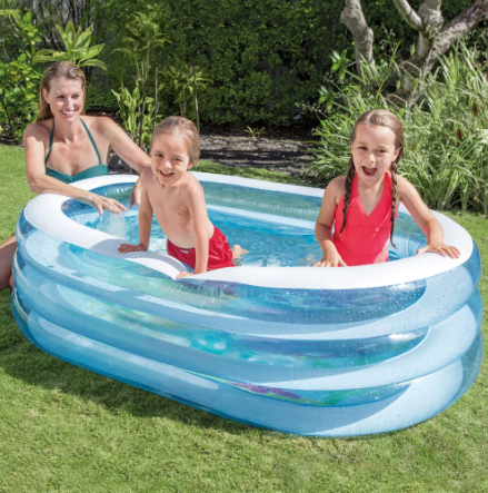 New High quality Intex Oval Whale Fun Pool 64 Inch 57482NP. 
