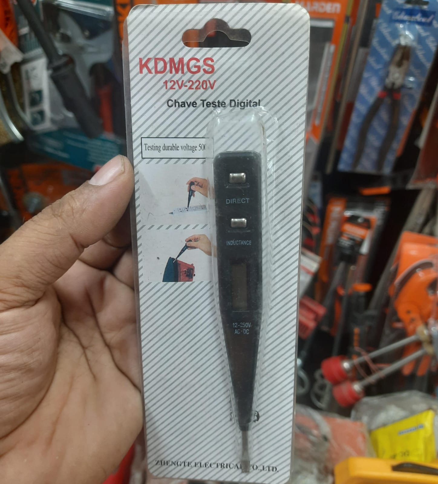 Electric Tester Pen, Digital Voltage Tester AC/DC 12-250V, Voltage Test Pencil Same as picture