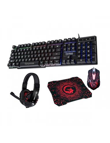 MARVO Scorpion CM370 4-In-1 Gaming Keyboard Mouse Set. 