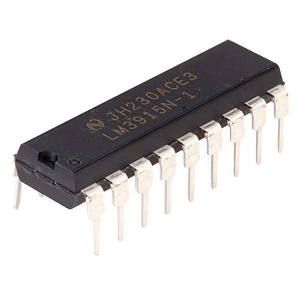 LM3914 LM3914N 3914 IC LED Driver LED Lighting Drivers Dot Display 3V To 15V Input 10 Outputs DIP-18 18 Pin Leads Dual In Line Package Chip Leads. 