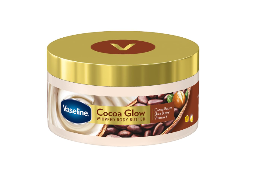 Vaseline Cocoa Glow Whipped Body Butter, 180g