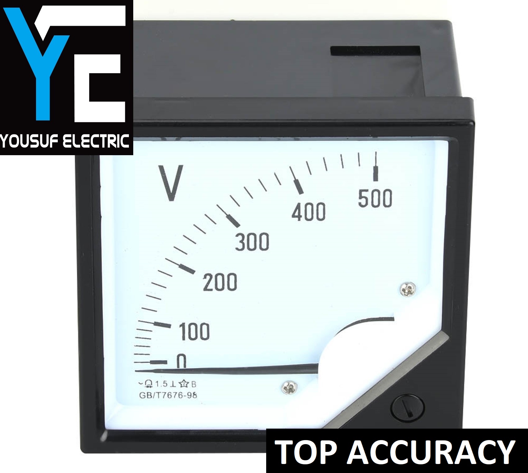 Panel Voltage Meter Analog square volt meter analog Voltmeter 0-500V Top Quality accuracy