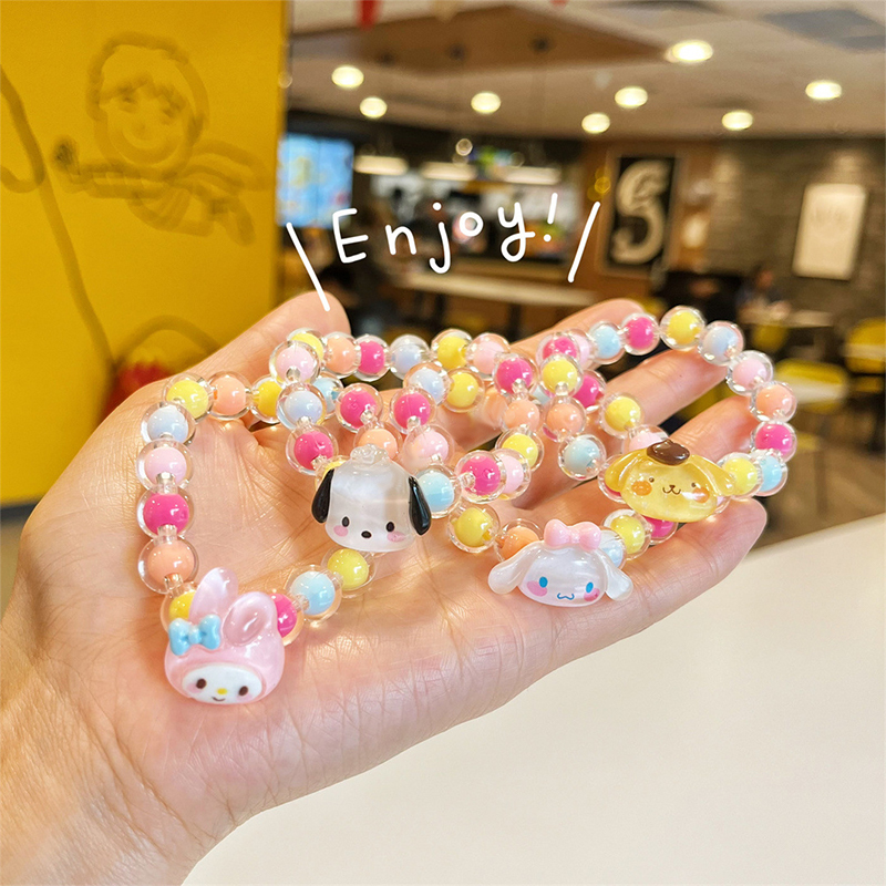Cartoon Bracelet Children's Bracelet Little Girl Cartoon Accessories Beaded Girl ANLAN. 