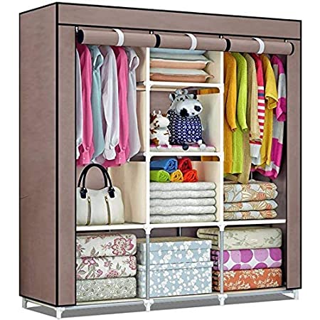 Fancy & Portable Collapsible Foldable Wardrobe Closet, Portable Wardrobe, Folding Almirah, Folding Wardrobe, Folding Cupboard, Evana Wardrobes. 