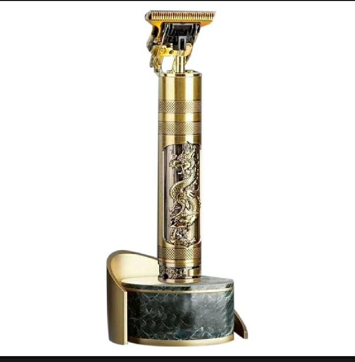 T9 Vintage USB 6500 charging cable with Rechargeable Hair Trimmer metal body Electric Hair Clipper Hair Cut Machine For Men. 