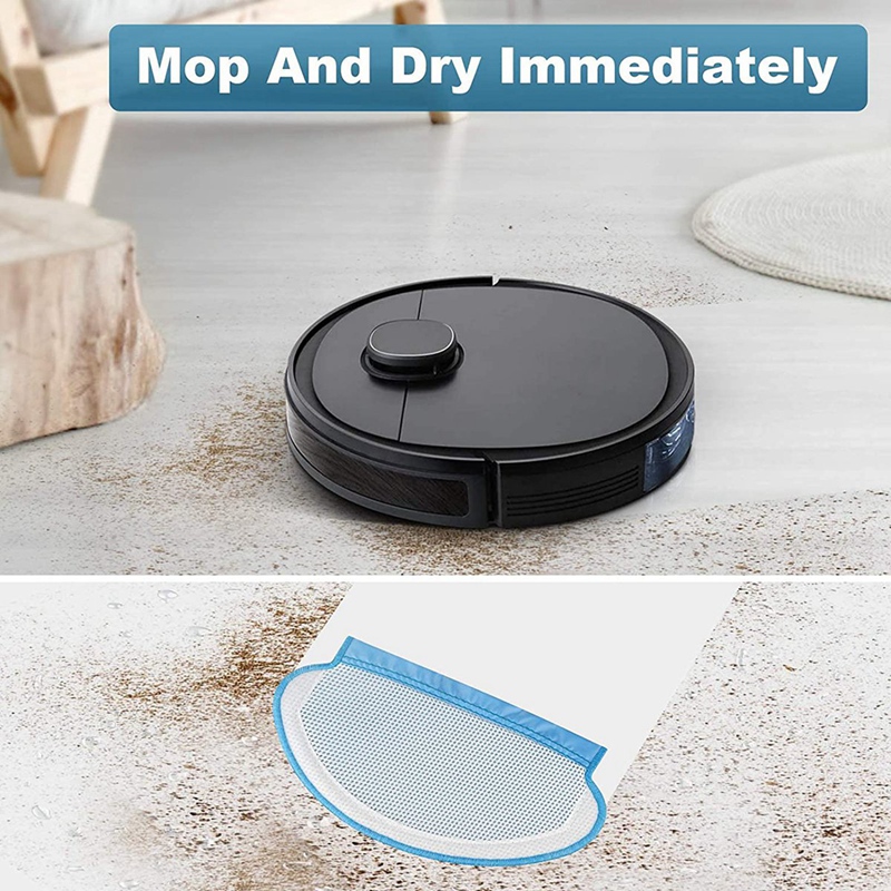 Filter Wipes Brushes Cloths For Yeedi 2 , Ecovacs Deebot Ozmo 920 950