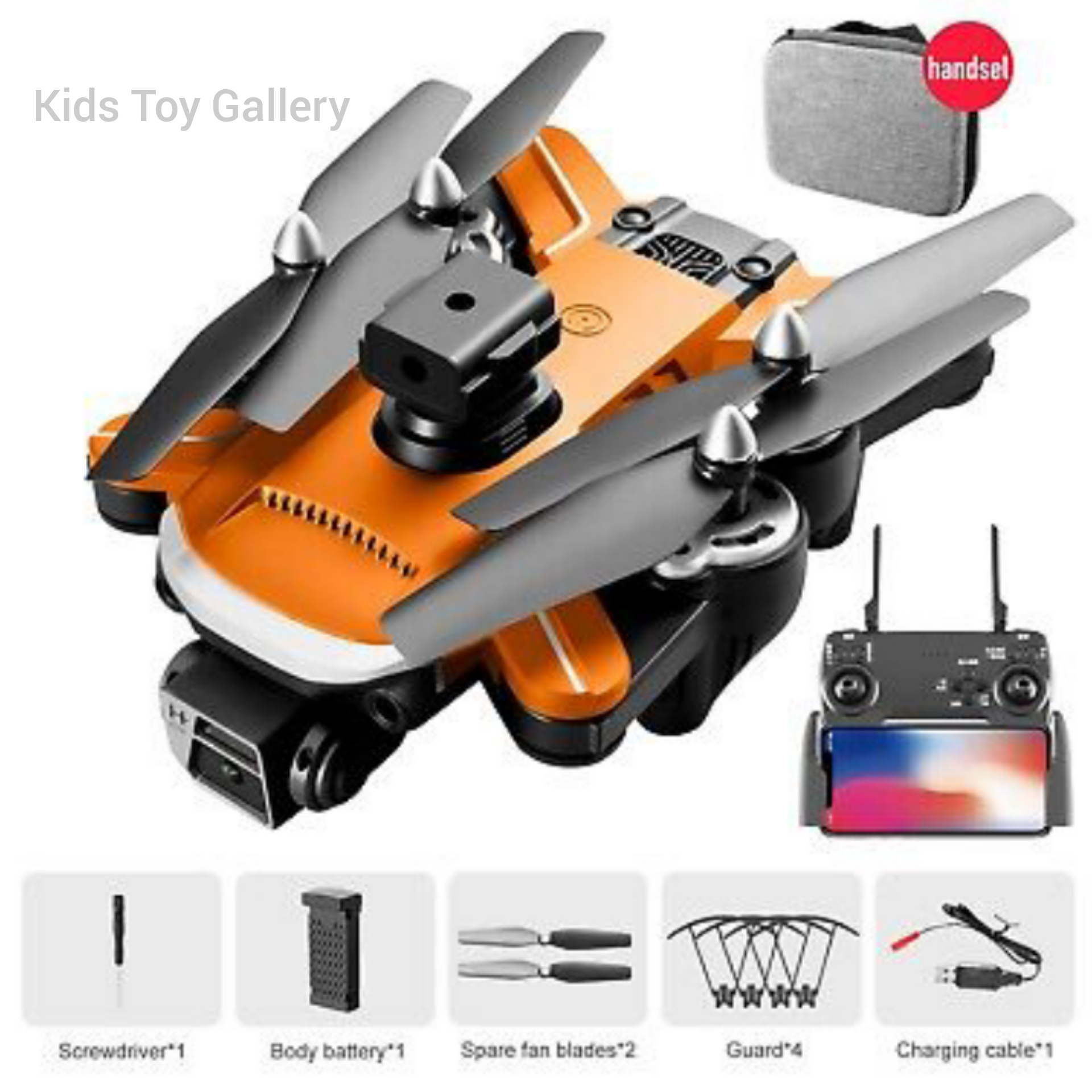 Upscaled Quality - S97 Dual Cemera Drone,With Rotated Camera & Protect Sensor.Wifi HF UFO Controlling. - Vintage Choice. 