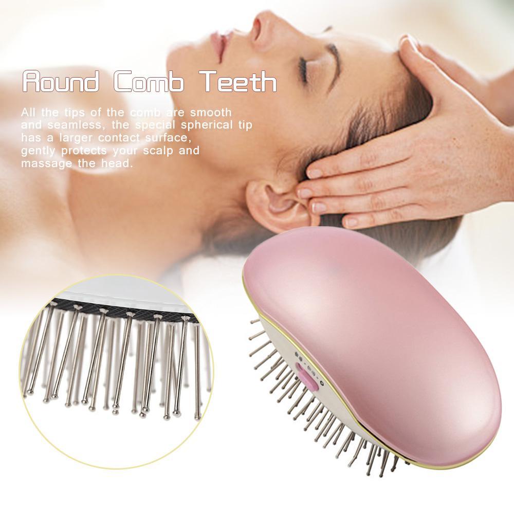Topsky Mini Ionic Hair Brush Portable Anti Static Curved Vented