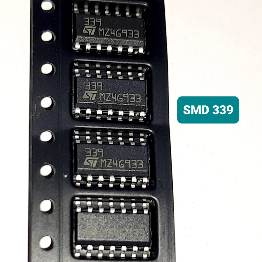 2Pcs - SMD LM339 Operational Amplifiers IC Low Power Dual Operational Amplifiers SMD LM339 IC 8 Pin Leads. 