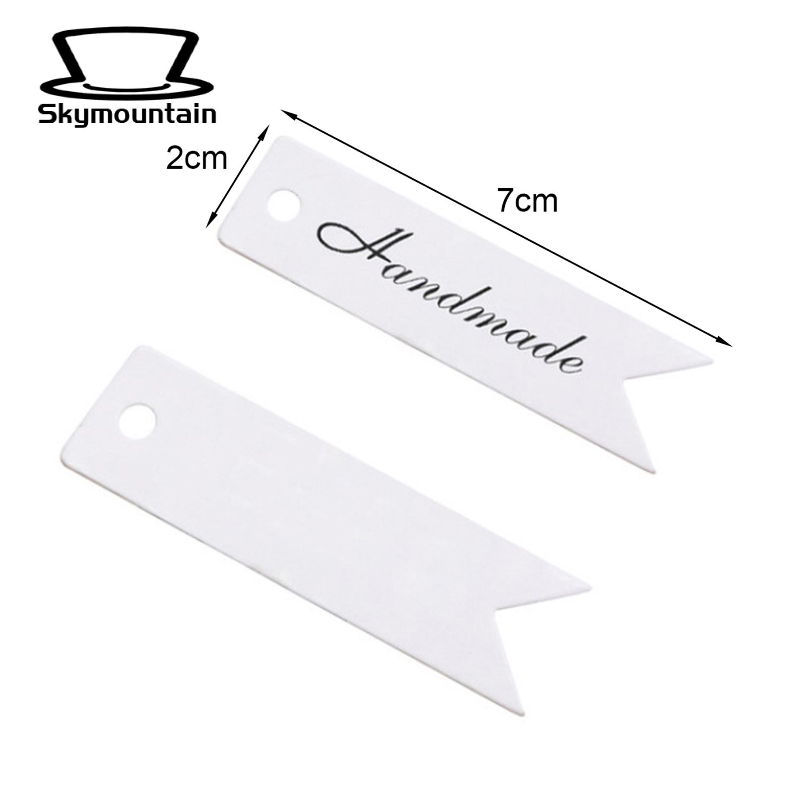 Skymountain Paper Tags Multi-purpose Handmade Gift Tags Thank You Paper Labels. 