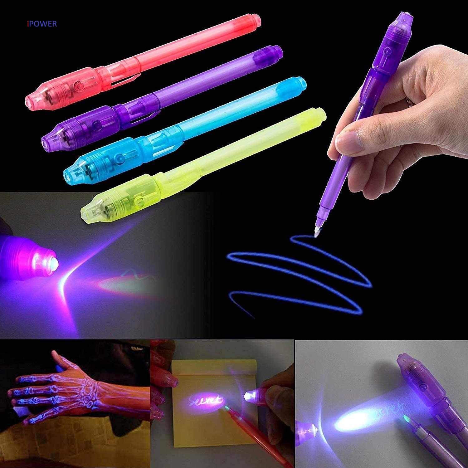 Magic pen Hidden writing pen 1 pcs Multicolor. 
