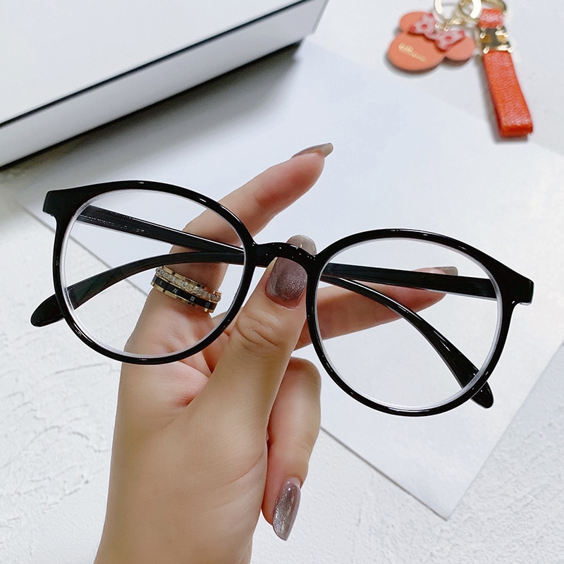 2021 New arrival Computer Glasses Frame Women Men Anti Blue Light Round Eyewear Blocking Glasses Optical Spectacle Eyeglass. 