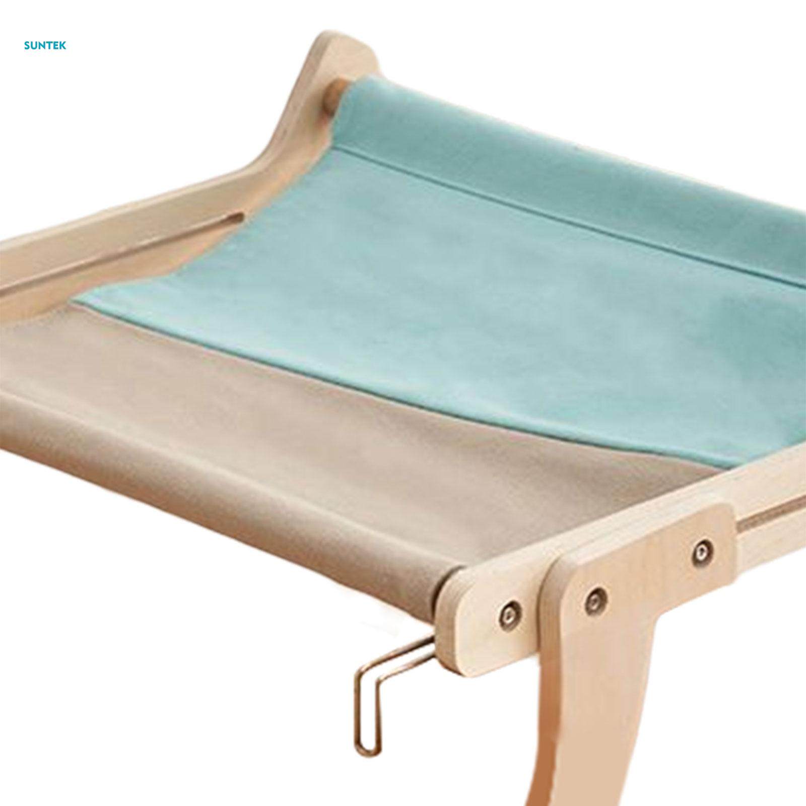 Cat Window Perch Lounge Mount Hammock Shelf Steady Cat Bed Sturdy Seat for Windowsill Gray Blue
