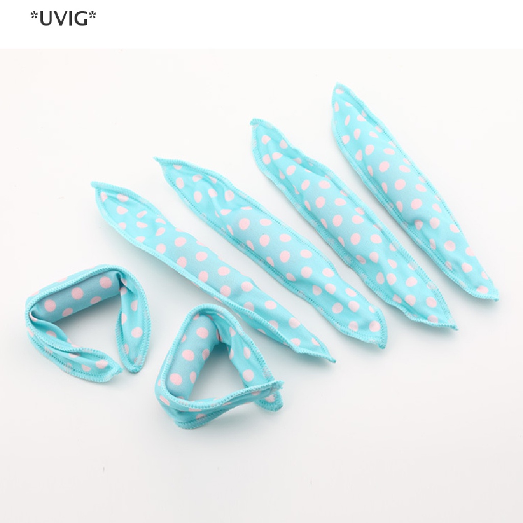 [[UVIG]] 10PC Sponge Pillow Soft Hair Roller Flexible Foam&Sponge Hair Curlers Rollers [Hot Sell]. 