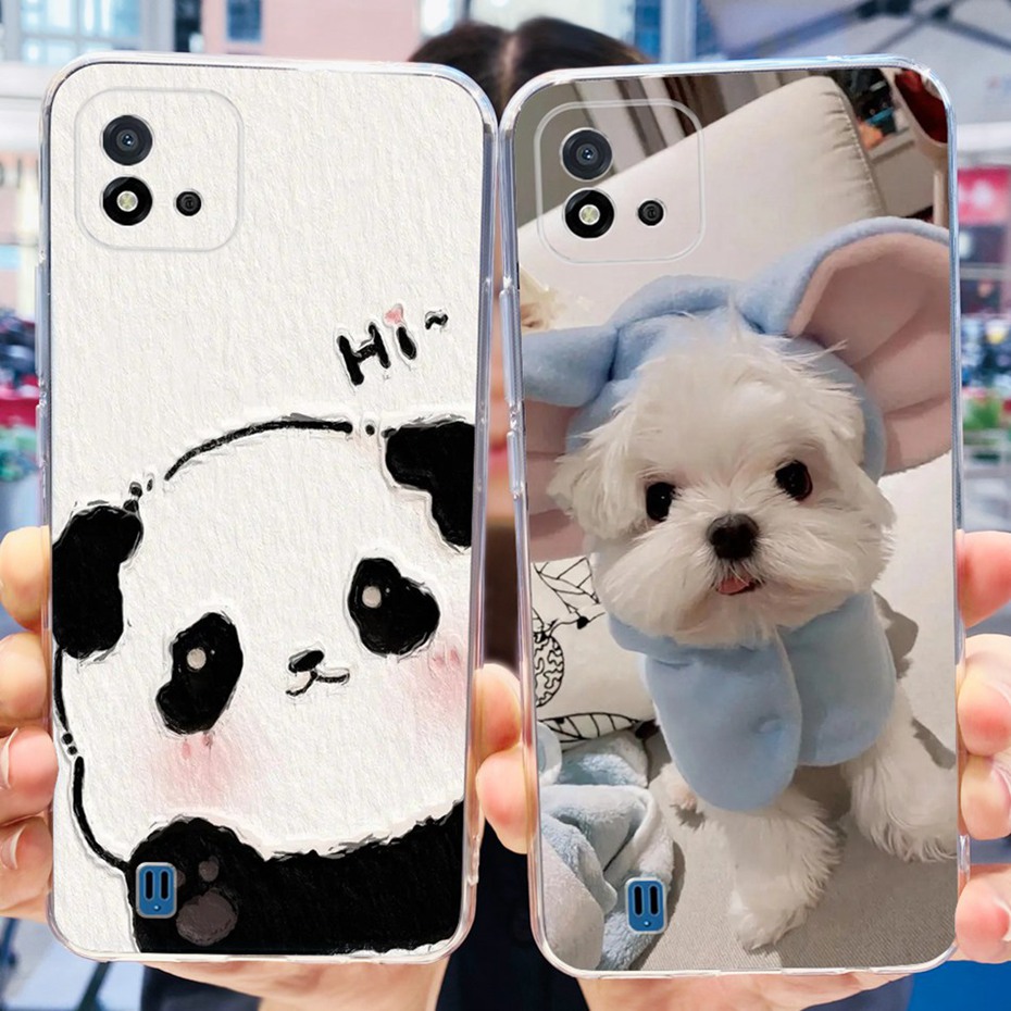 2024 Newest Lovely Case For Realme C11 2021 (RMX3231) / C11 2020 (RMX2185) Soft Silicone TPU Cover For RealmeC11 C 11 Phone Case. 