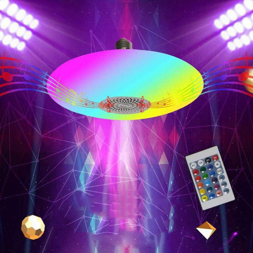 UFO Light-50 Watt, Smart Led Remote Control Bluetooth Speaker Music Bulb - AC, RGB remote control Bluetooth music bulb lamp. 